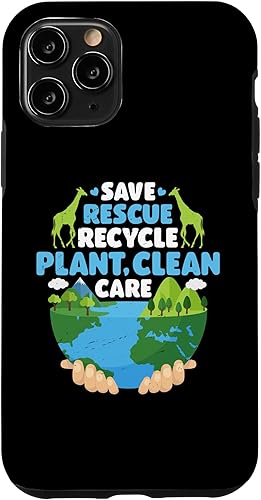 Vista 22 de iPhone 13 Pro Max Earth Day Save Rescue Recycle Plant Clean Environment Planet Case