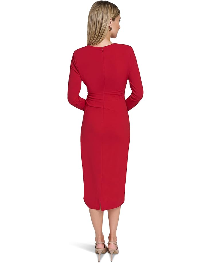 Calvin Klein Scuba Crepe Long Sleeve Midi Sheath - #2 of 3