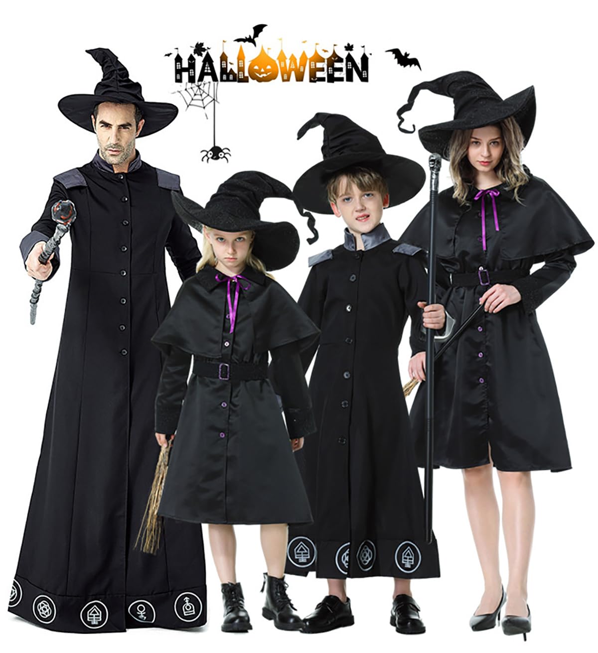 魔女 クラシカル コスプレ ロングスカート ブラック Lサイズ おしゃれ