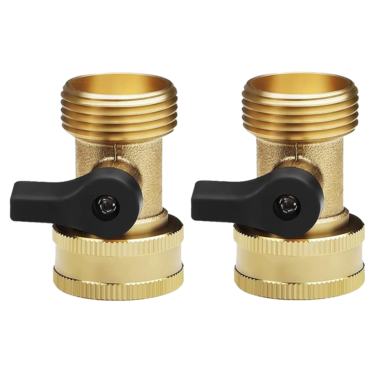 Tesmotor Wasseranschluss Adapter T-Stück 3/8 x 3/8 x 1/4 – Schlauchwasseranschluss Verteiler für Gartenschlauch, Wasserhahn, Absperrventil und mehr. Ideal zum Anschluss von 2 Geräten