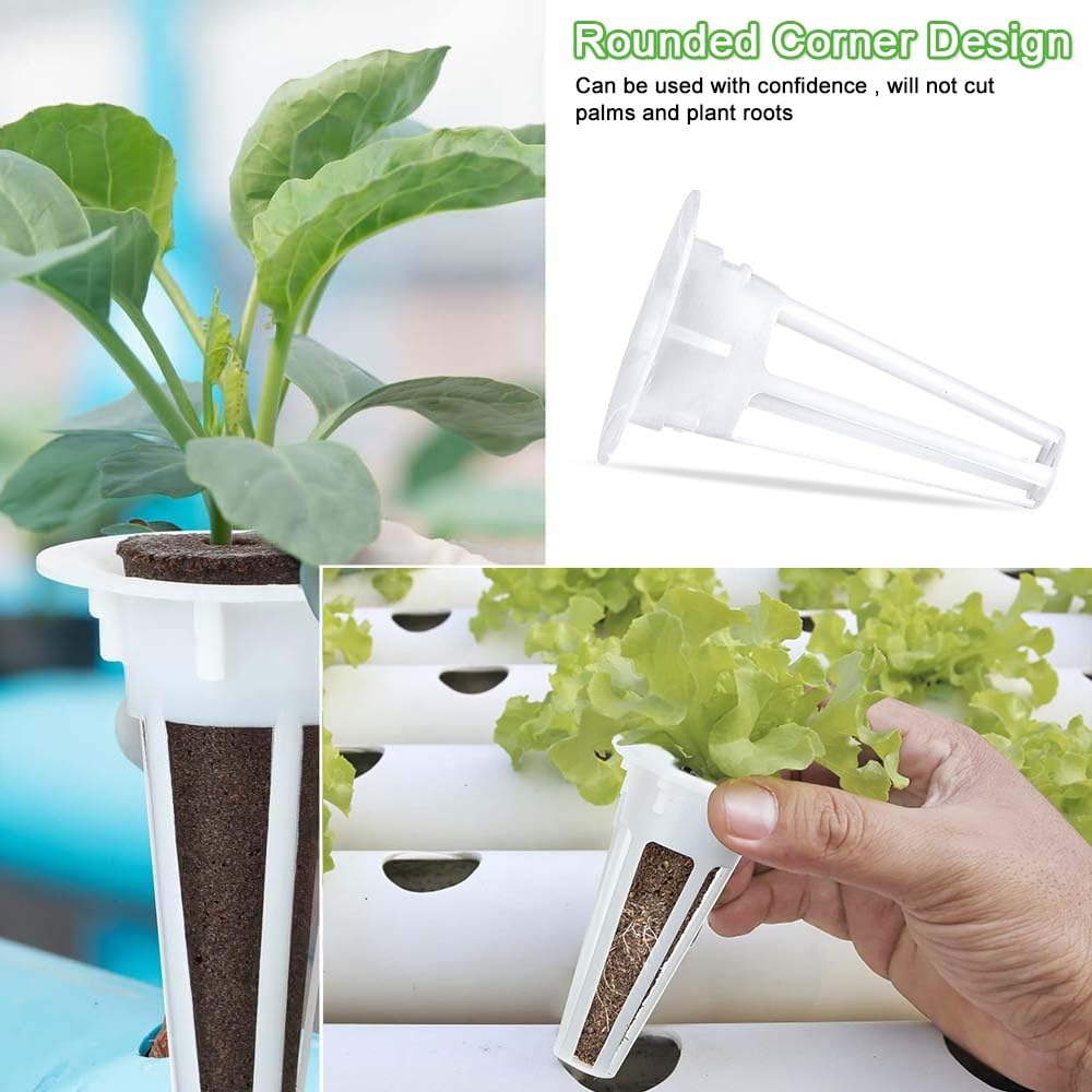 Coltivazione Indoor Kit Cialde Idroponiche Per Aerogarden - 125 Cialde Con Spugne, Etichette, Cestini E Cupole Cialde Coltivazione Semi Idroponica - Foto 10