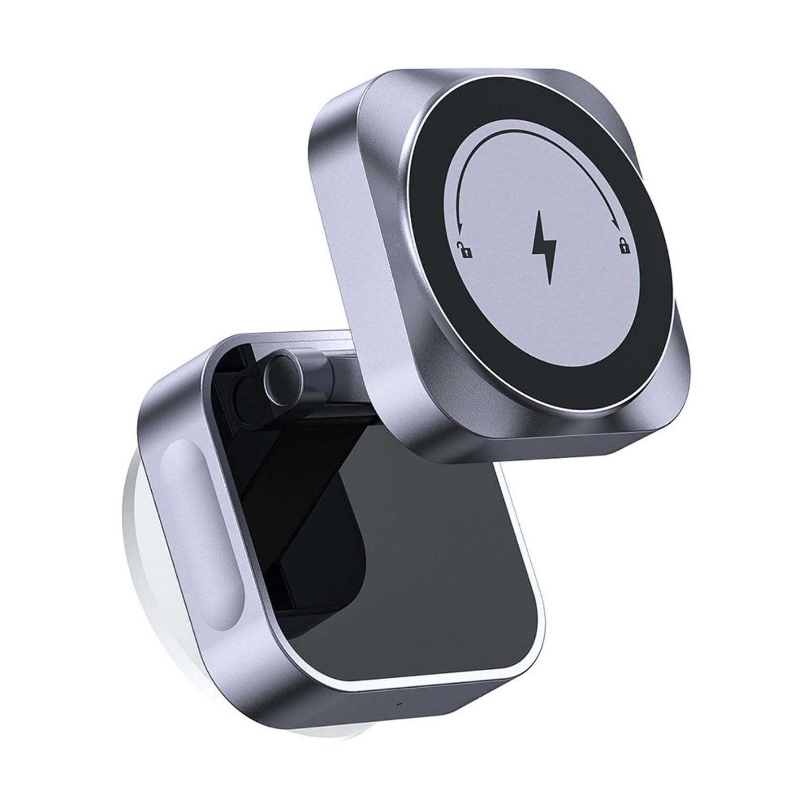 Supporto magnetico pieghevole per telefono da auto, wireless