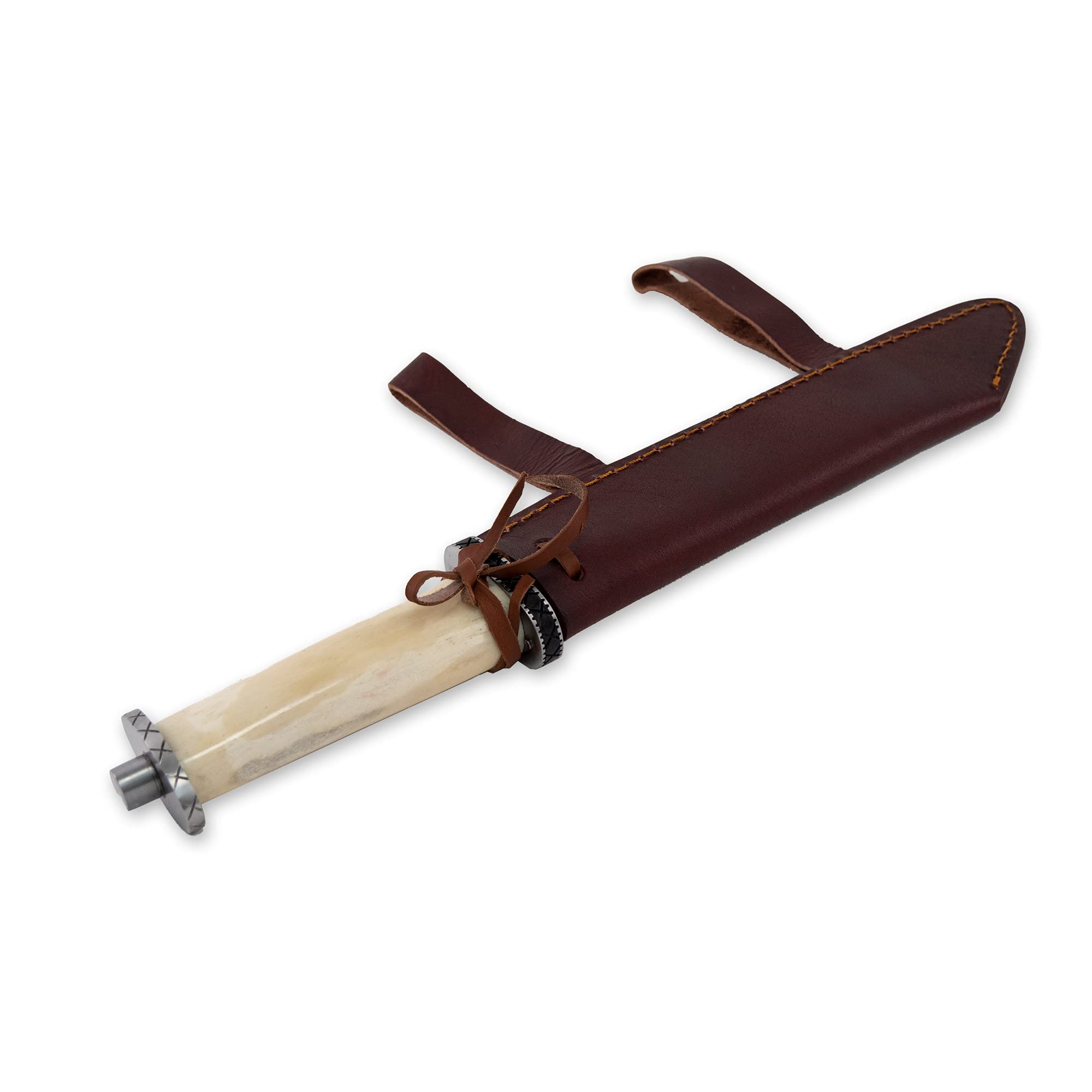 Wikinger Sax Typ Scrama mit Knochengriff inkl. Lederscheide