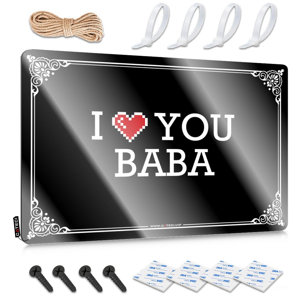 Fzfn Colour I Love You Baba Art Lake | Adorable Haves Decorative Wall Art(30X40cm)