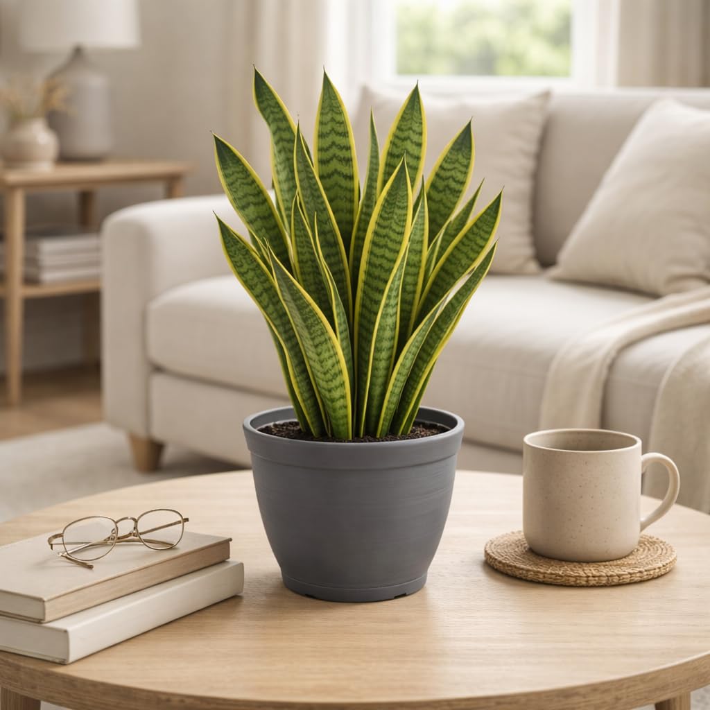 Bell Plant Pot Deluxe, Dark Grey, 28cm