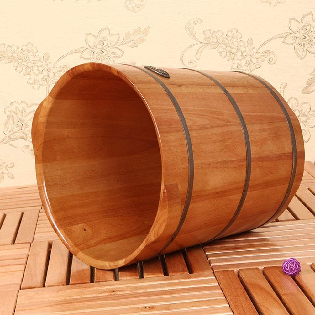 Secchio per pediluvio in legno Secchio in legno per pedicure,secchio per pediluvio,vaschetta per piedi in ammollo,vaschetta per pediluvio per adulti,vasca idromassaggio per pediluvio (dimensioni : B)