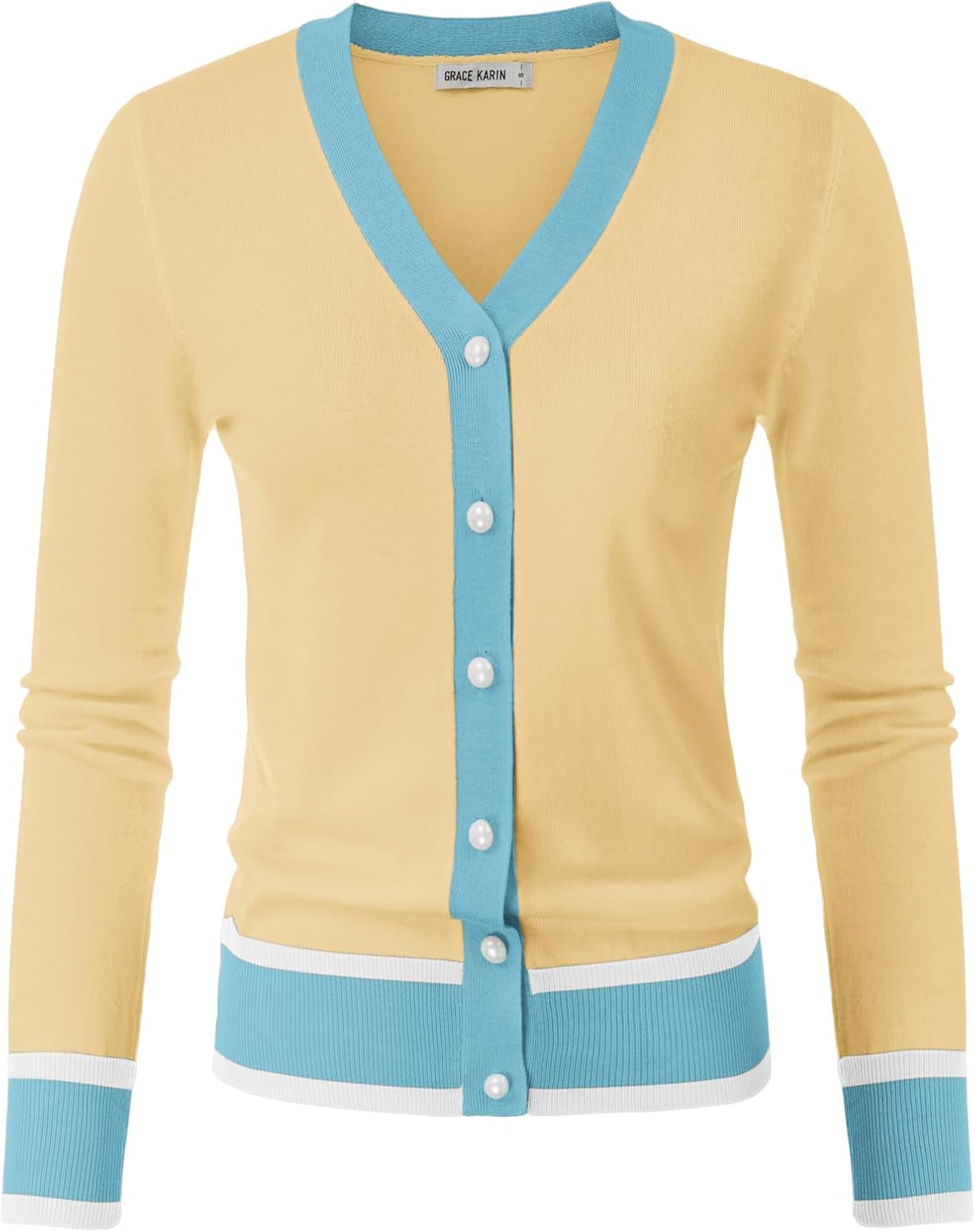 GRACE KARIN Cardigan Sweaters for Women Lightweight Long Sleeve Cropped Cardigan Spring Summer Fashion Clothing Outfits Shrug - Image 4