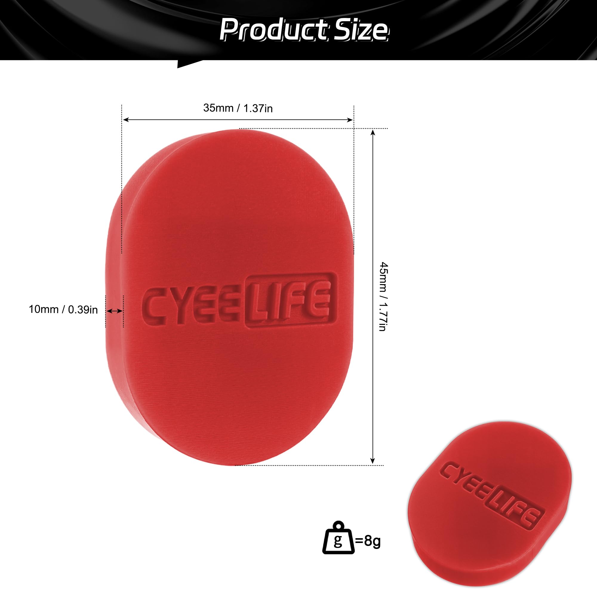 CyeeLife Cire de Prise pour Fléchettes 2 Pièces Rouge et Vert