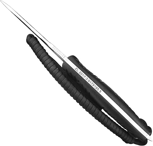 Miniatura 9 de TONIFE Explorer - Cuchillo de hoja fija con funda de plástico 8Cr14MoV, cuchillo de supervivencia, mango de nailon reforzado con fibra de vidrio