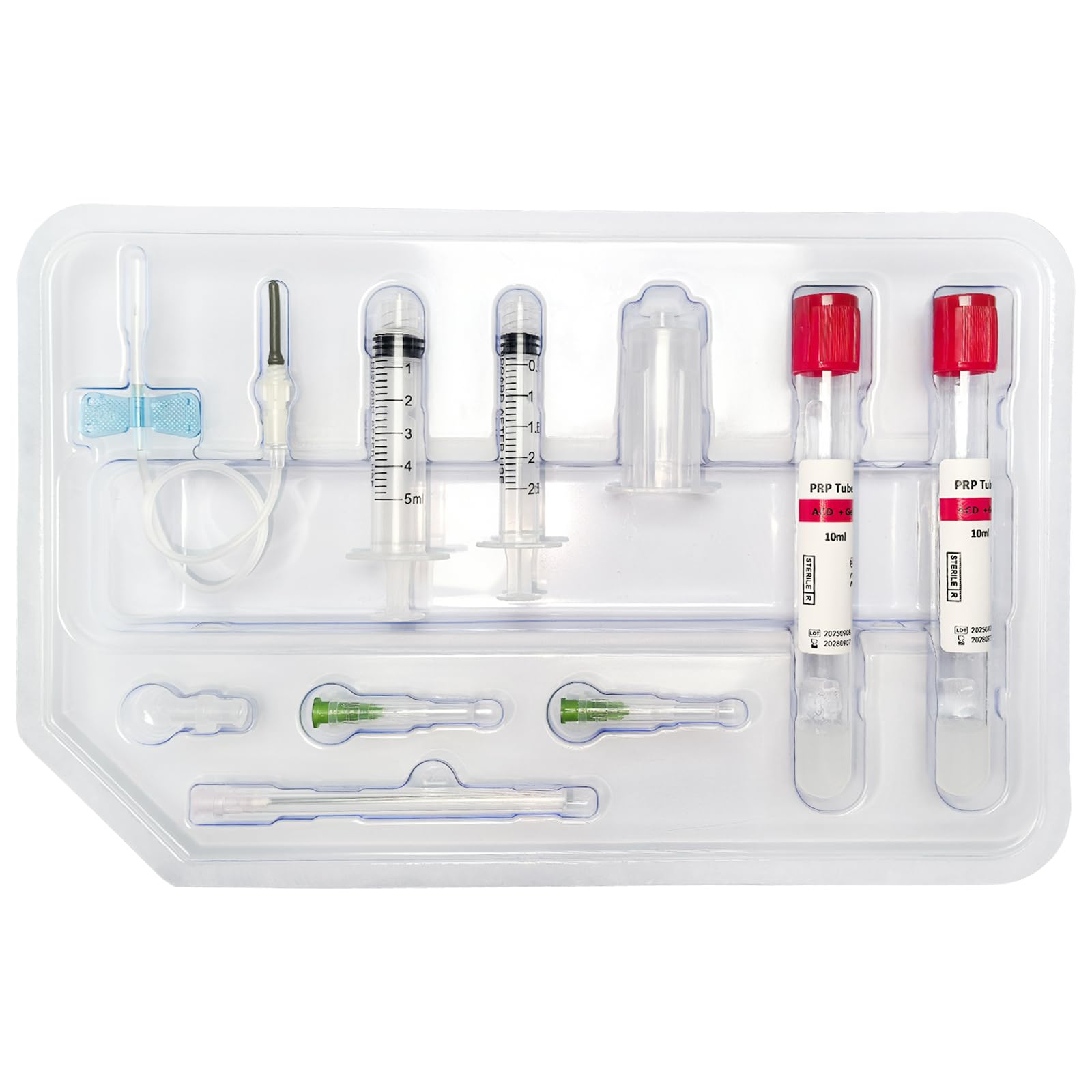 Photo 1 of 10-in-1 PRP Kit, 2 x 10mL PRP Tubes with ACD-A & Separation Gel for Lab Centrifuge Separation