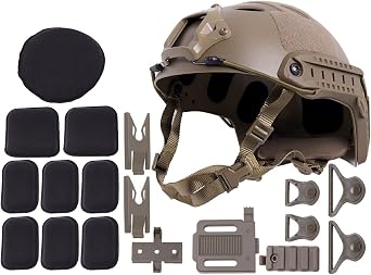 WoSporT FAST CARBON Type Helmet Standard Version M-SIZE TAN