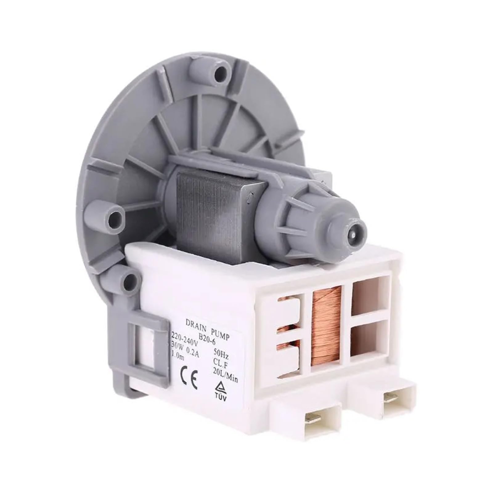 Zjmbgdsf One Color Drain Pump Motor Water Outlet Motors Washing Machine Parts，Compatible For Midea，L69d