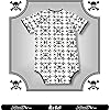 Rearz-Rebel-Snap-Crotch-Bodysuit Rearz - Rebel - Snap Crotch Onesie,White,XXX-Large