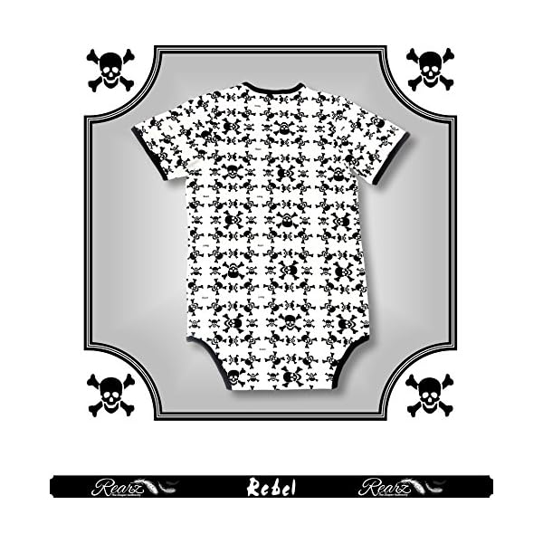 Rearz-Rebel-Snap-Crotch-Bodysuit Rearz - Rebel - Snap Crotch Onesie,White,XXX-Large