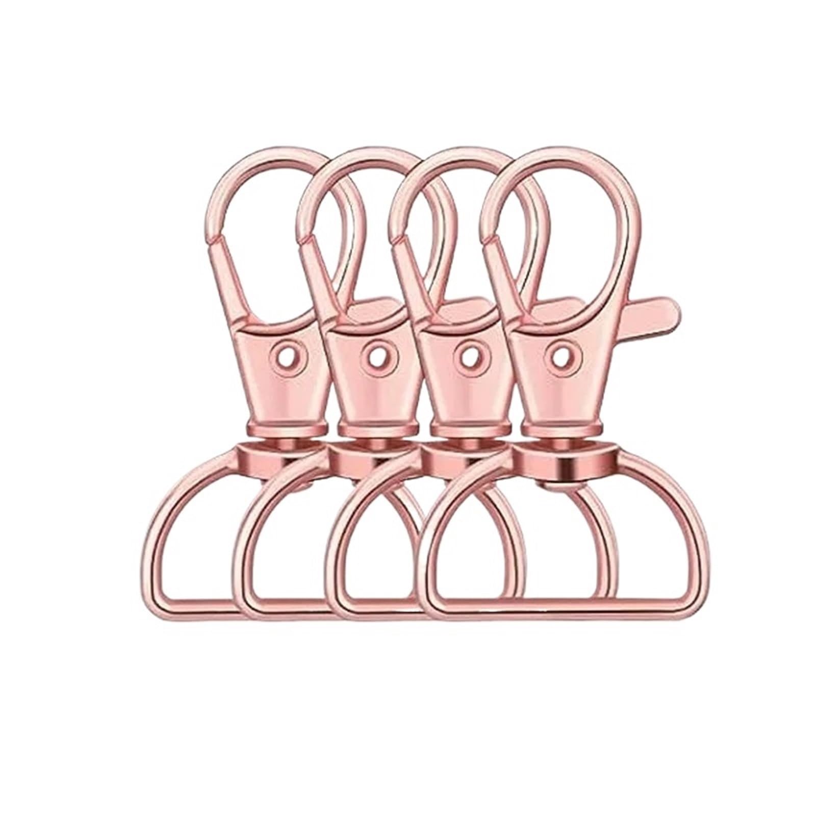 Cigpklo Color 3 Swivel Snap Hooks 10Pcs Swivel Clasp Lanyard Snap Hooks Keychain Clip Hook Metal Lobster Claw Clasps For Key Rings(,25Mm)
