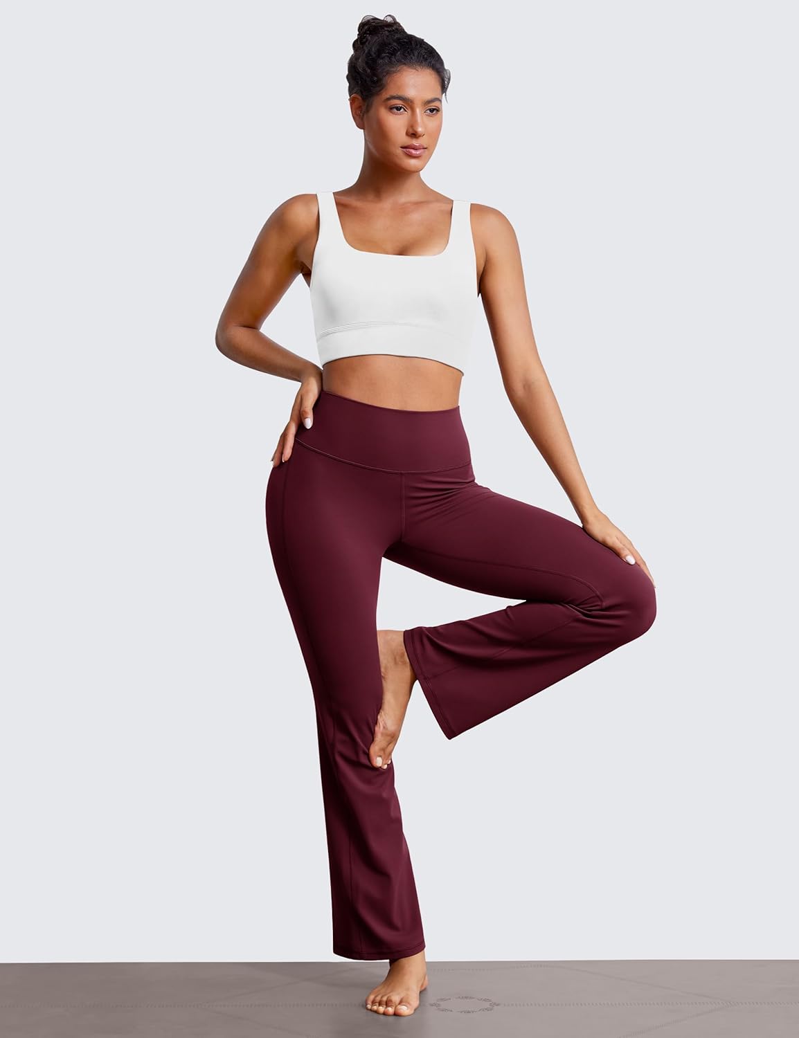 BAYDI Clouduxi Flare Leggings for Women,Workout Bootcut Yoga Pants with Pocket,High Waisted and Wide Leg,28"/30"/32"/34" - Image 3