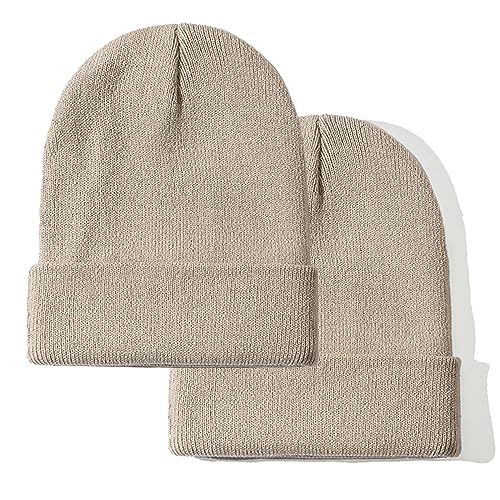 Image of NPJY Unisex Beanie for Men and Women Knit Hat Winter Beanies