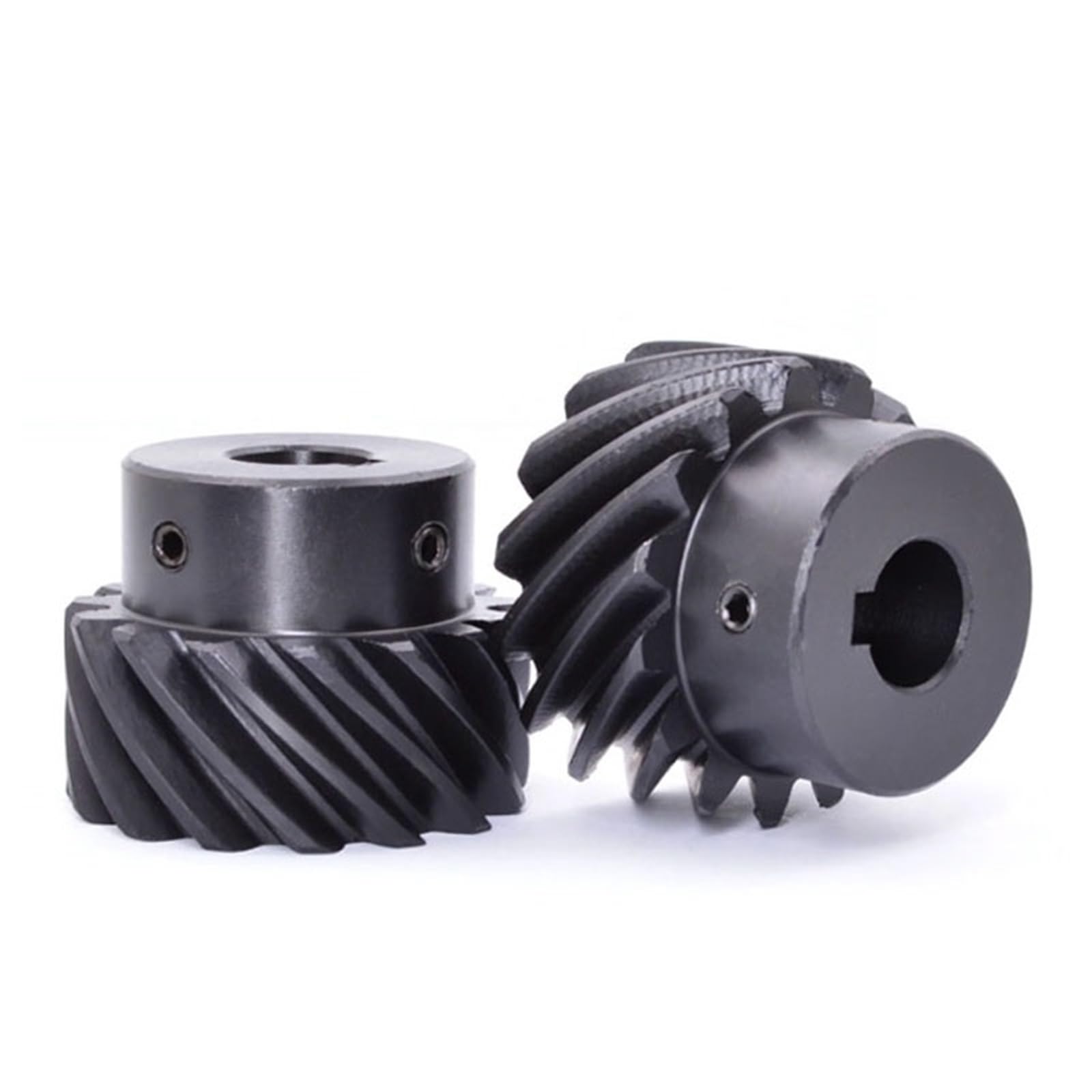 Engrenage conique gauche 1M 45 degrés, dents 13/15/20/26/30, trou 6-16 mm, acier 45#, pièce d'ingénierie de précision(6mm 1M 30Teeth)