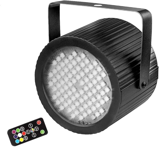 Strobe Light for Parties, softeen Sound Activated DJ Strobe Light with Wireless Remote Control 88pcs 5050 Super Bright LED, Adjustable Flashing Speed and Colors, Perfect for Party, Birthday, Disco