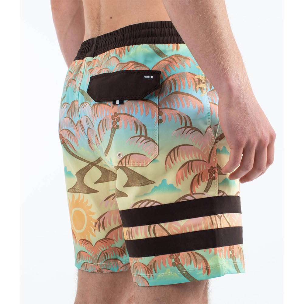 Hurley Phantom Eco Block Party Volley 17'' Bañador Hombre (Pack de 1)