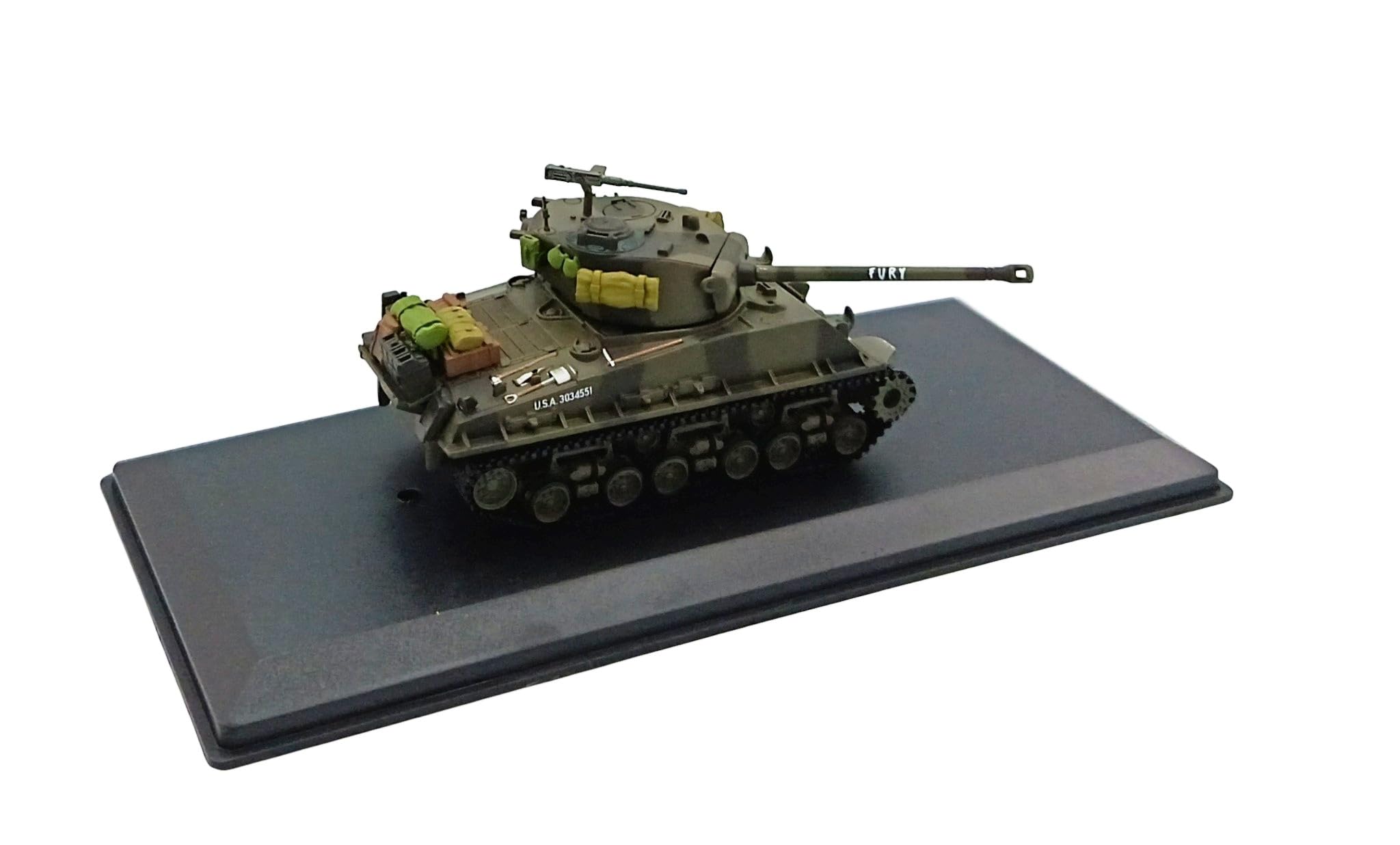 OPO 10 - Conjunto de 2 Tanques de Batalla: Sherman del Ejército de EE. UU. + E-50 Standardpanzer de la Wehrmacht (Segunda Guerra Mundial, Alemania, 1945) - Escala 1/72 - CM003+4