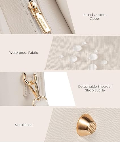 Miniatura 9 de LOVEVOOK Bolsa para laptop para mujer, 15.6 pulgadas, bolsa de mano para laptop 2 en 1, bolsa de trabajo profesional, maletín de negocios con bolso