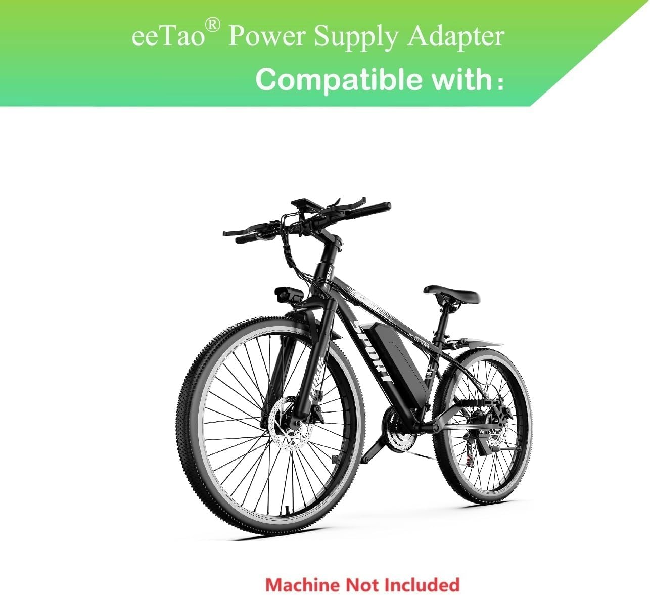 54.6V Charger for ASKGO Sport G26 26" Electric Bike 48V 10.4Ah Removable Battery Rechargeable 54.6V Replacement Power Supply Adapter Cable Cord