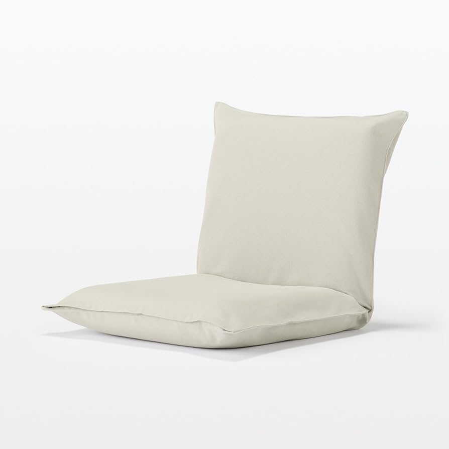 Amazon｜無印良品 座いす ベージュ 小 幅50×奥行62×高さ44cm