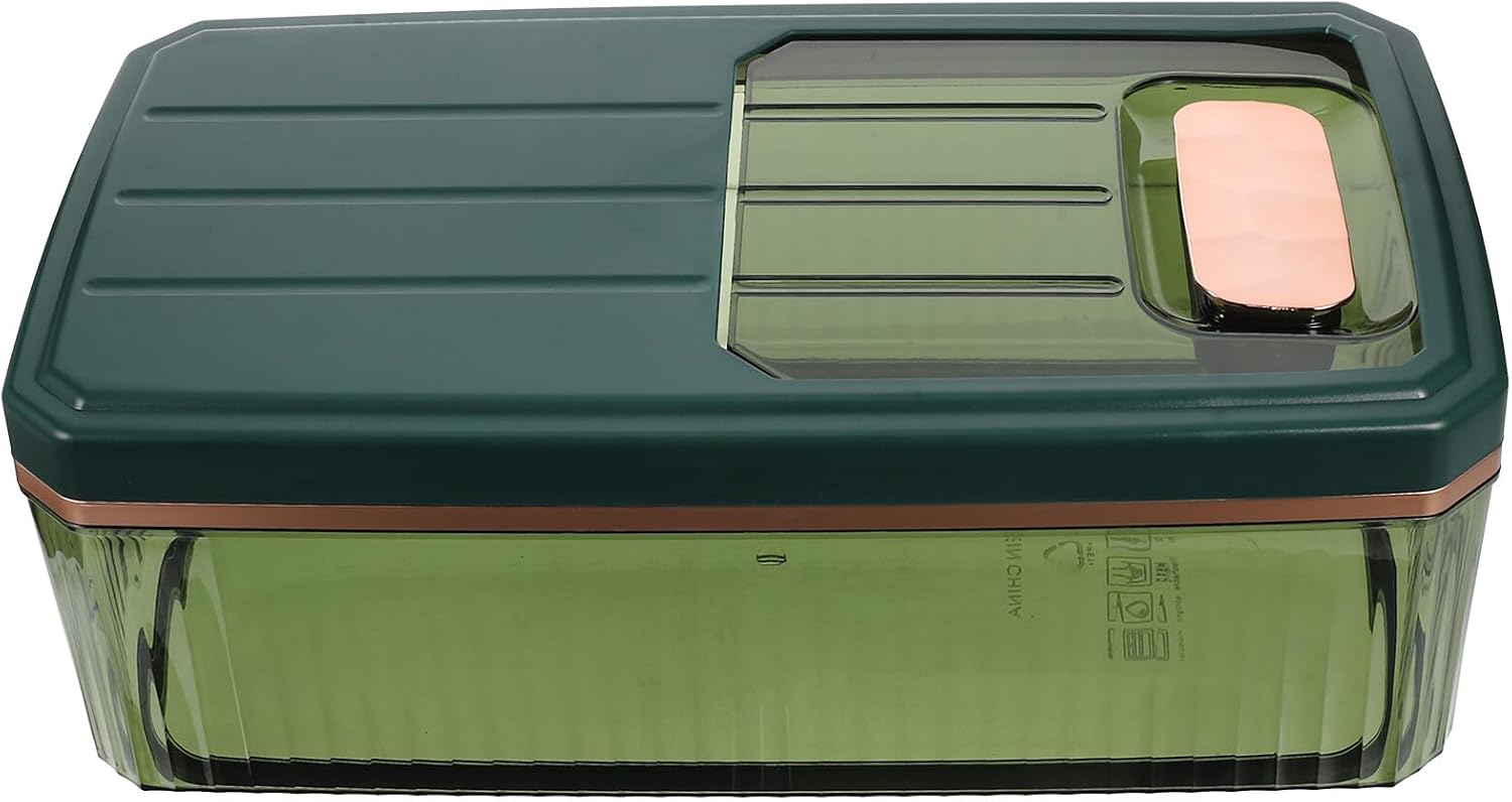 PRETYZOOM Rice Storage Container with Lid, 5l Food-grade Plastic Rice Bucket, Moisture- and Kitchen Storage for Home Pantry Organization