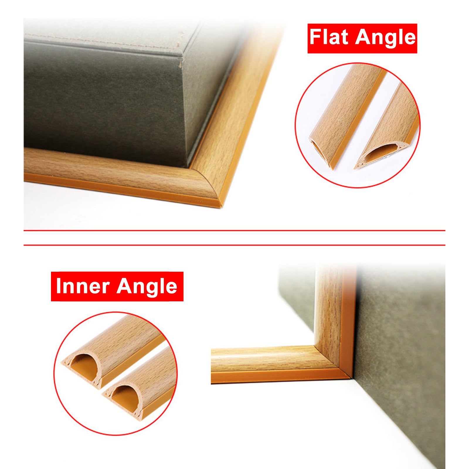 Rampa protectora de cable para pasillos, capacidad de carga de 440 libras, diseño cortable para oficinas y centros comerciales, material de goma duradero, 100 cm x 3 cm x 1,1 cm