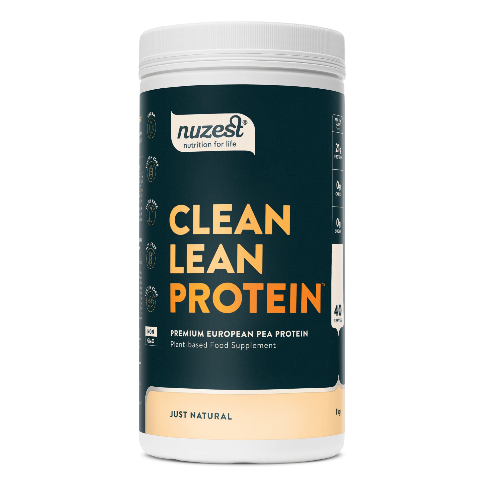 Buy Vegan Protein Powders by Nuzest Clean Lean Protein Just Natural Based Pea Protein