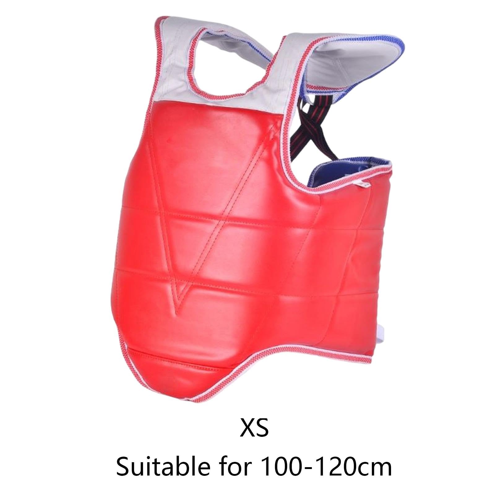 Protector de Pecho Reversible, Equipo de Pecho para Karate, MMA, cómodo Boxeo, Protector Abdominal, Chaleco Protector para Artes Marciales