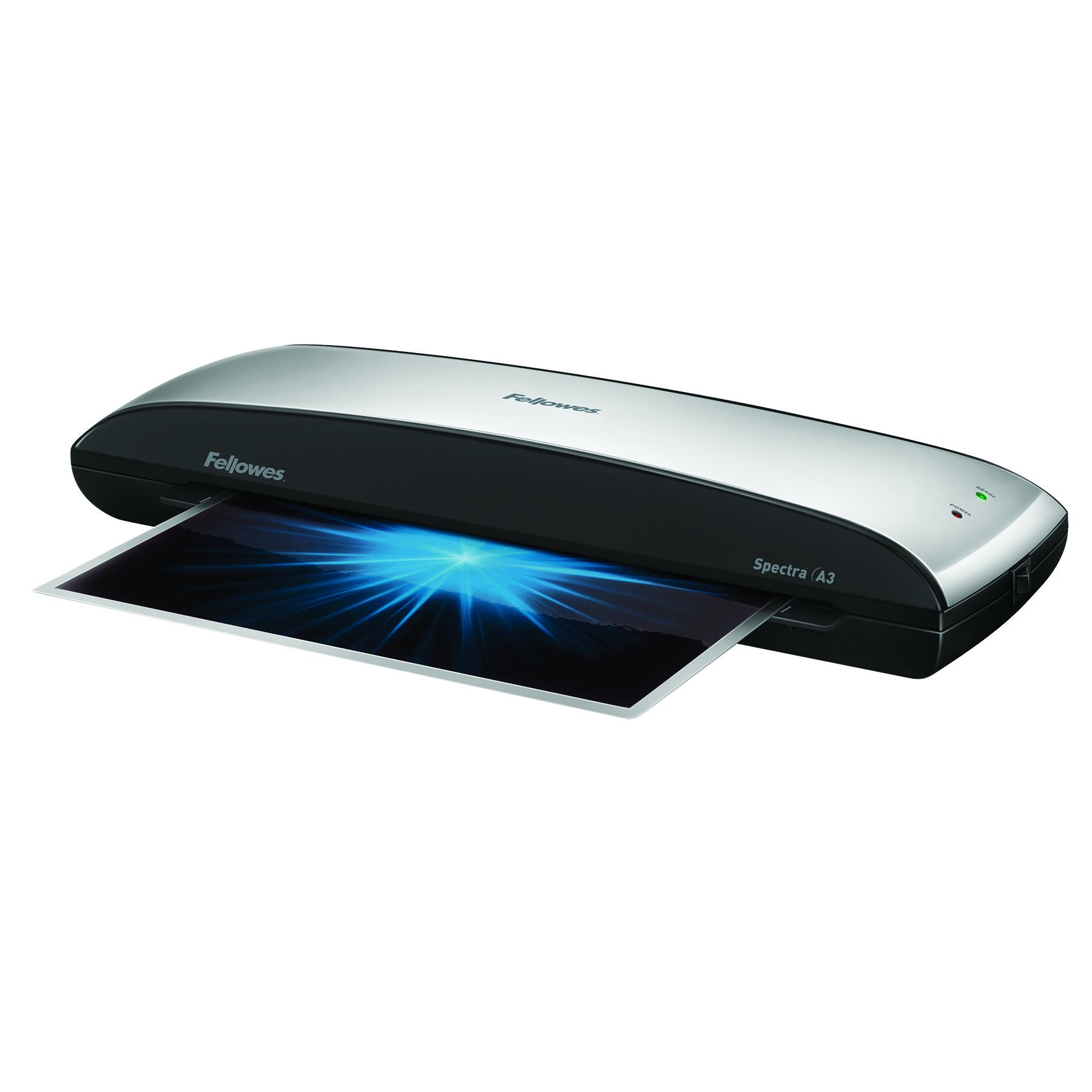 Fellowes Spectra A3 Plastificadora de Documentos, Uso moderado, Negro y Plateado + ImageLast Pack 100 Fundas de plastificar, Formato A4, 125 micras