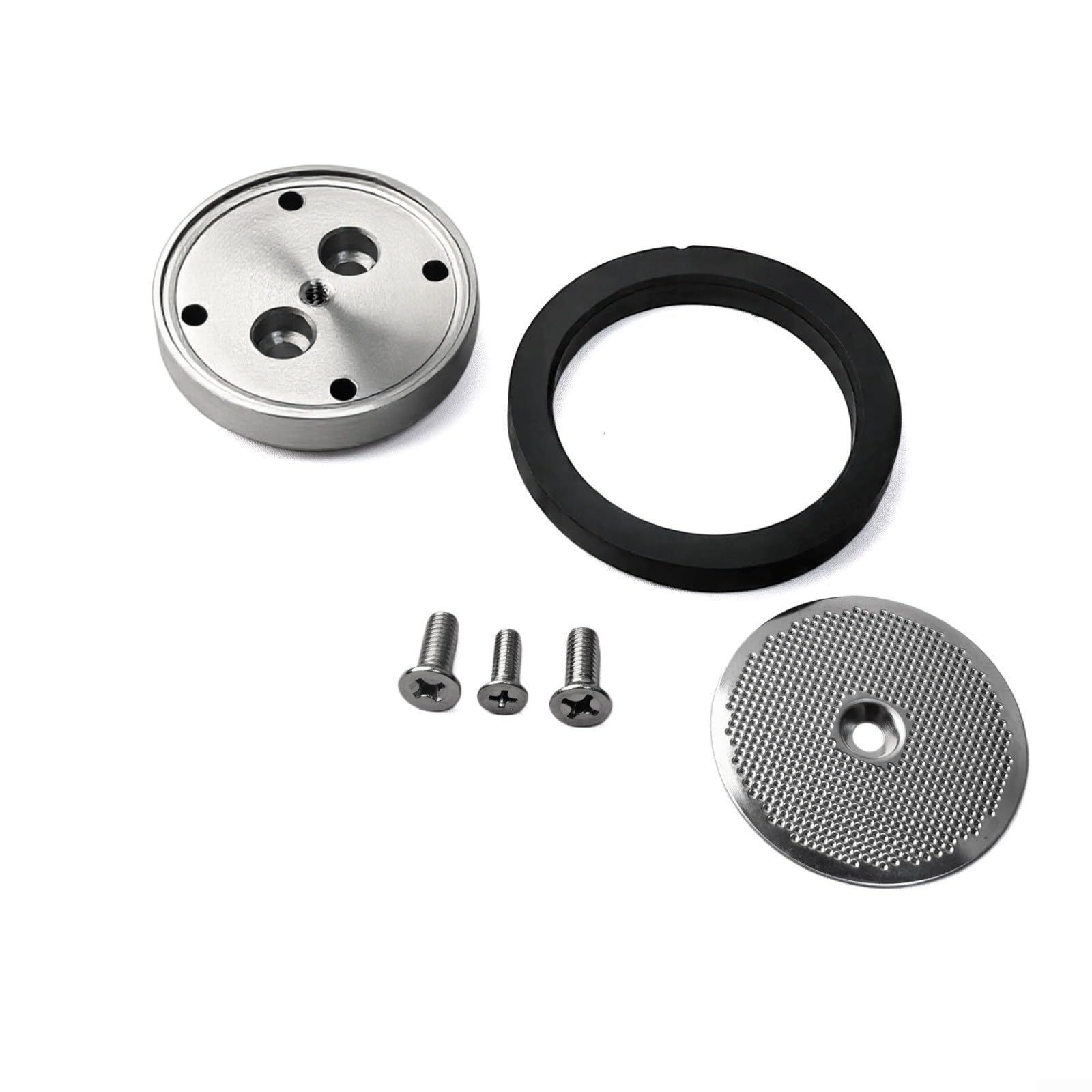 Mampara de ducha de acero inoxidable para cafetera Gaggia Classic V1 y junta de silicona Saeco