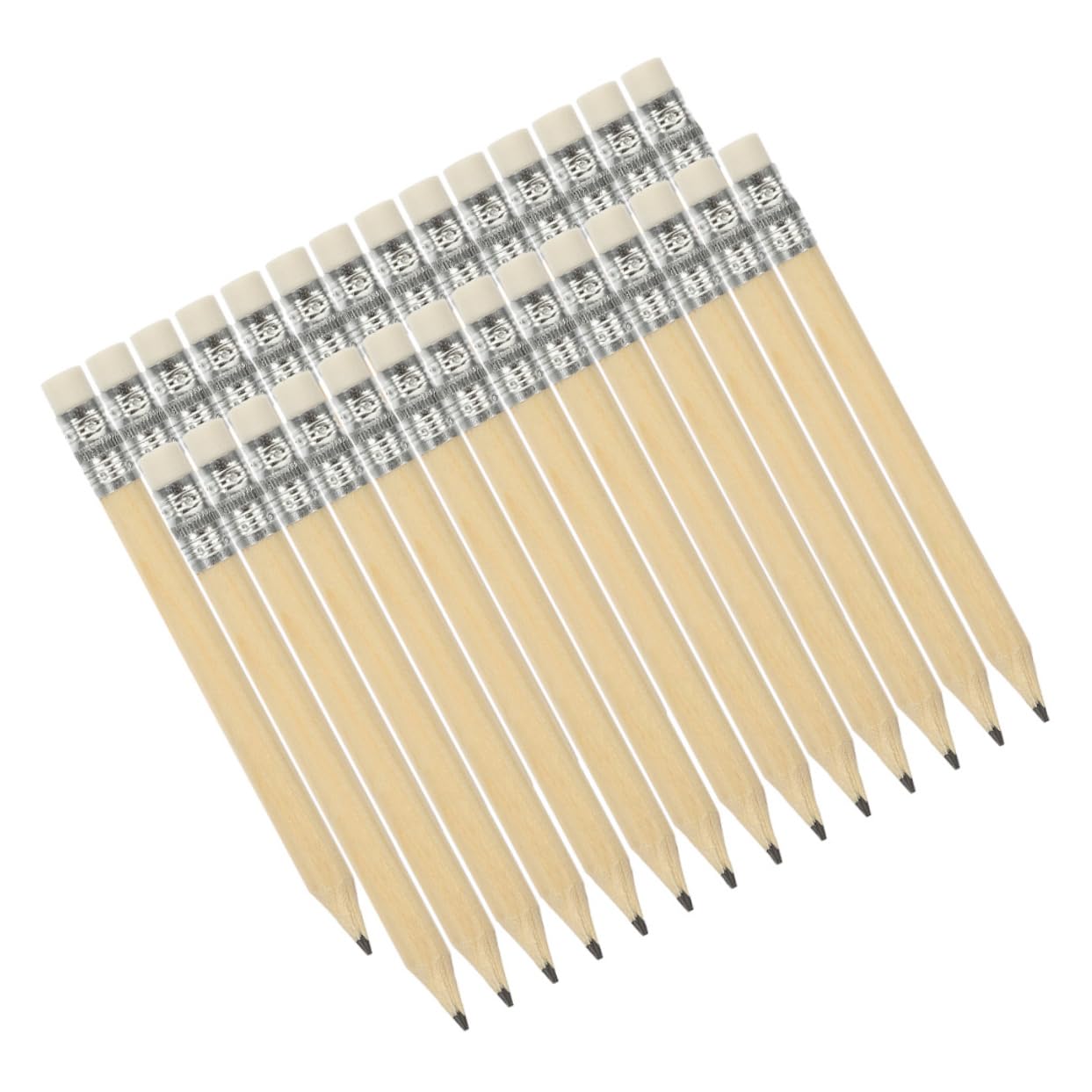 HOMSFOU 5 Sätze Runder Bleistift Schreibbleistifte Halber Bleistift Kurzer Zeichenbleistift Kleine Kurze Bleistifte Radierbare Kurze Bleistifte Golfbleistifte Graphitstifte 100 Stück * 5