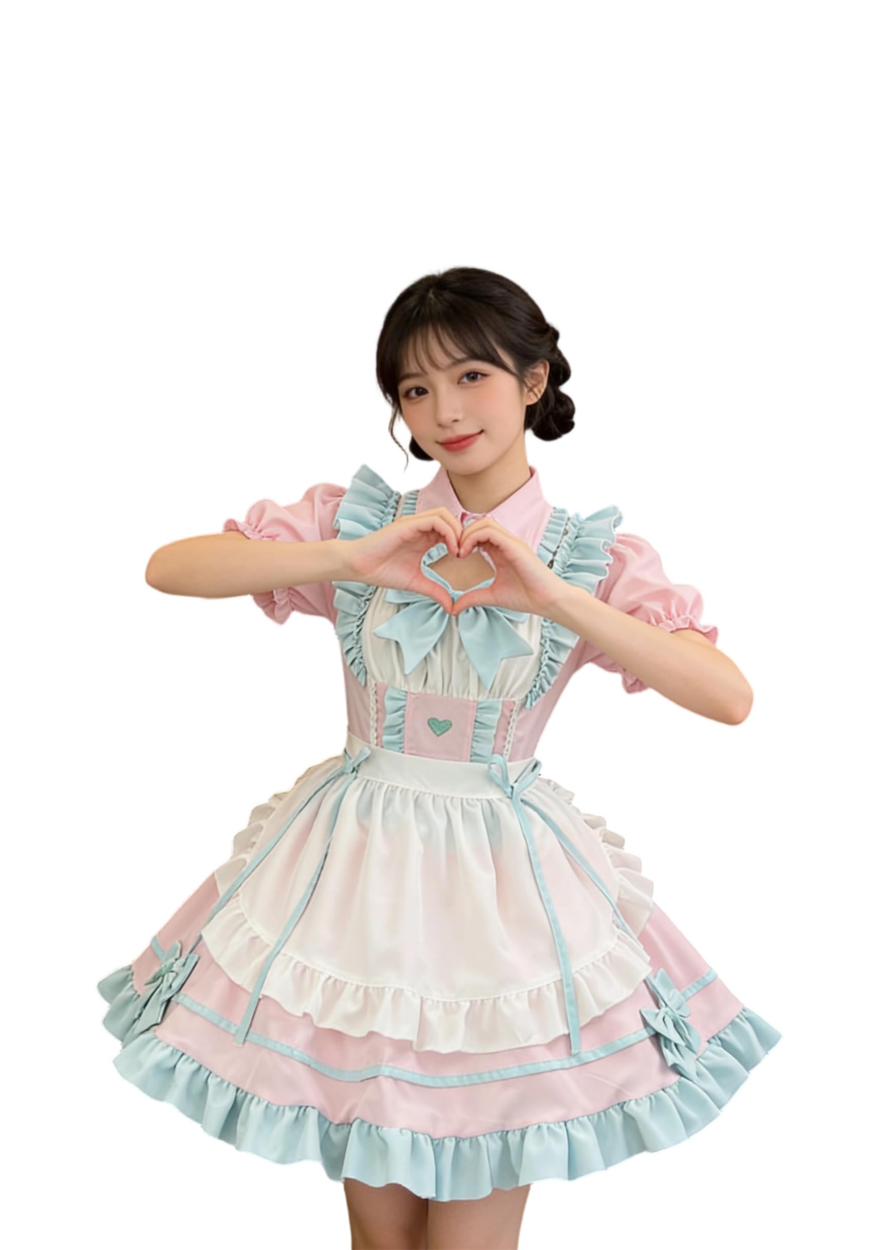 Amazon.co.jp: [OMZIN] コスプレ メイド服 ワンピース コスチューム
