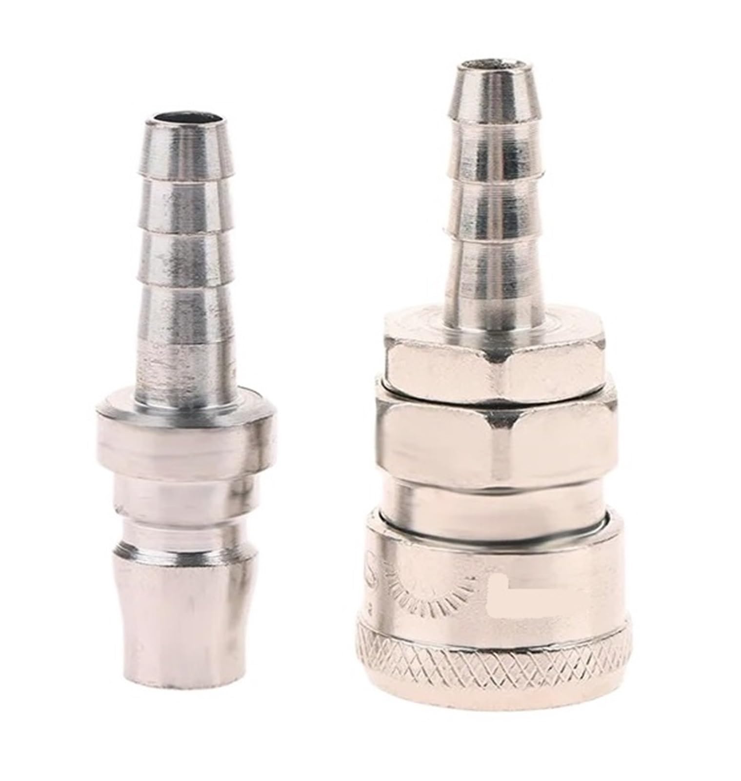 （Summer4） 2 Pcs Pneumatic Fitting C Type Quick Coupling Connector Coupler for 8mm Compressor PH20+SH20