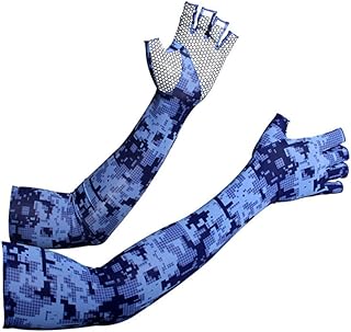 Yardenfun 1 Par Manga De Proteção Solar Manga De Braço De Basquete Masculina Glives Mangas De Proteção Solar Mangas De Proteção De Braço De Corrida Mangas De Proteção Solar Antiderrapantes