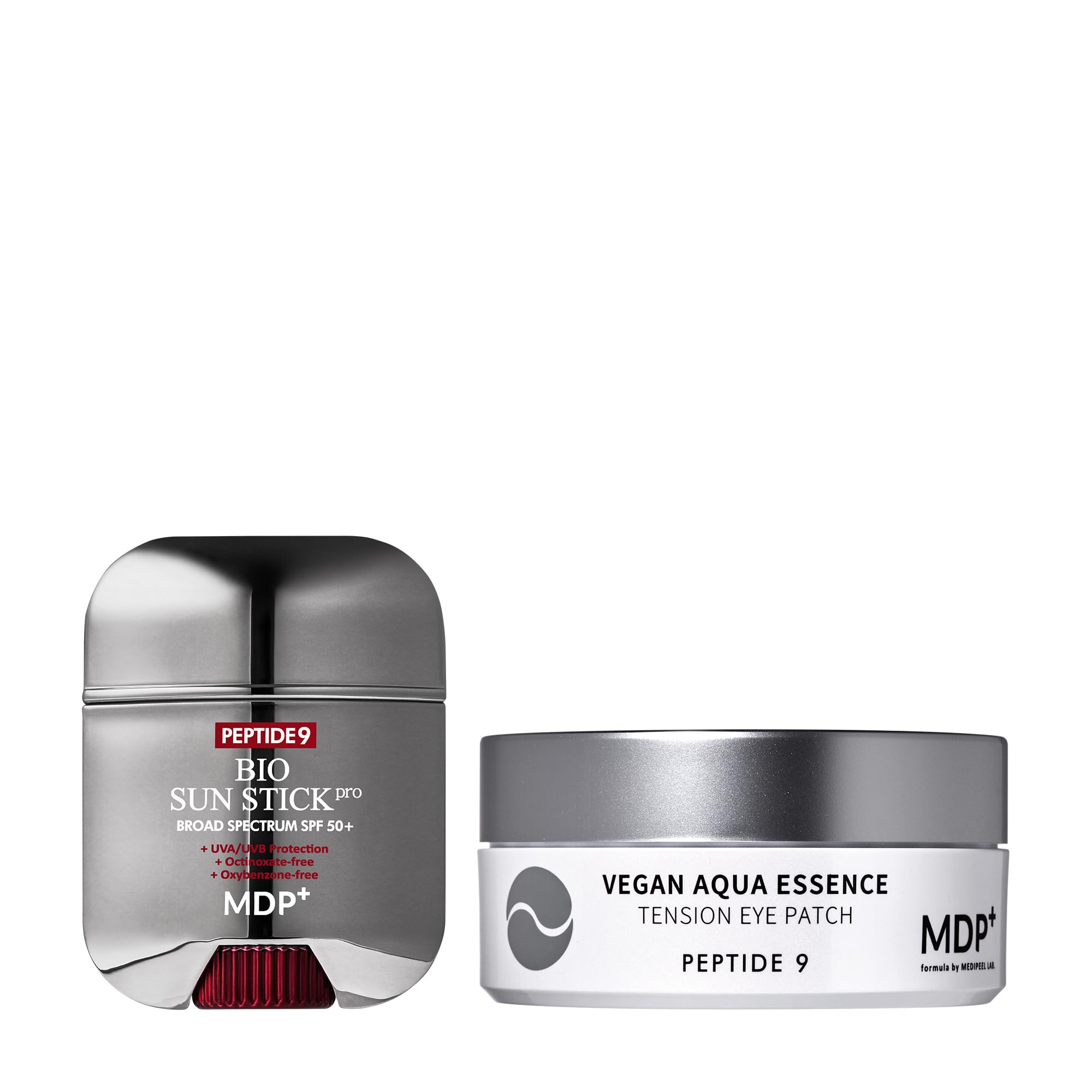 MDP+ Peptide 9 Bio Sunstick Pro + Peptide 9 Vegan Aqua Essence Tension Eye Patch
