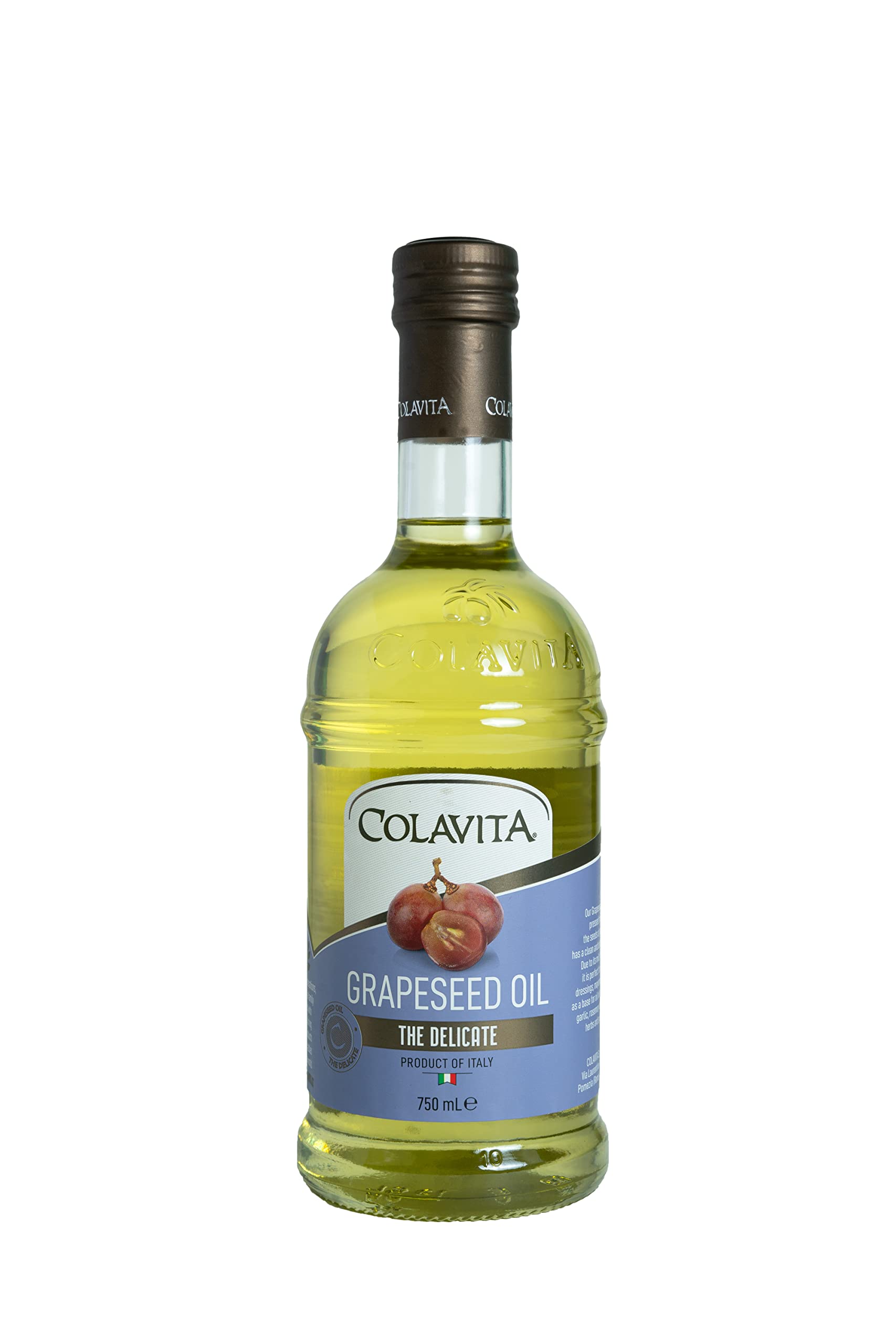 Colavita Grapeseed Oil - 750ml || for Cooking, Baking, Skin Care, Hair Care & Skin Lightening || (B07MTFJSG2) Amazon Price History, Amazon Price Tracker