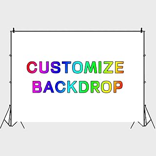7x5ft Custom Backdrop Personalized Backdrops Personalized Customized Design Your Own Photos Picture Text Logo Kids Birthday Baby Shower Wedding Anniversary Home Decor Custom Banner