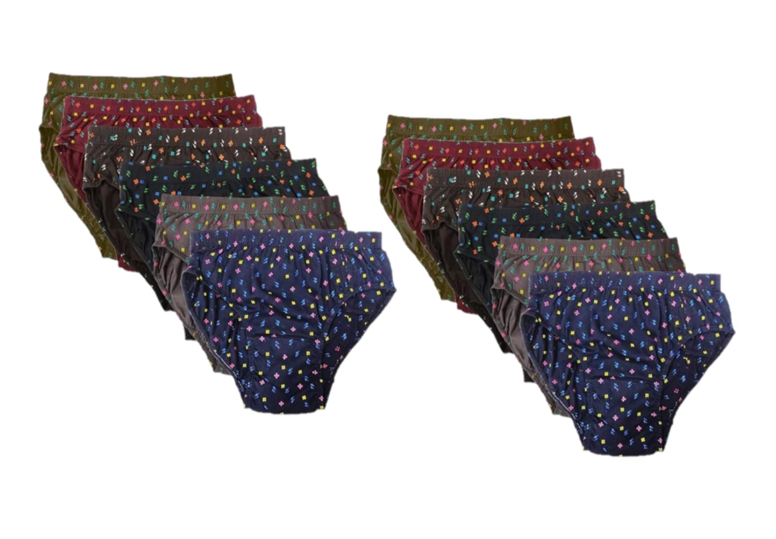 Women's Cotton Floral Print Panties, Pack of 12, Multi-Colour, Soft and Comfortable Fit-image-4