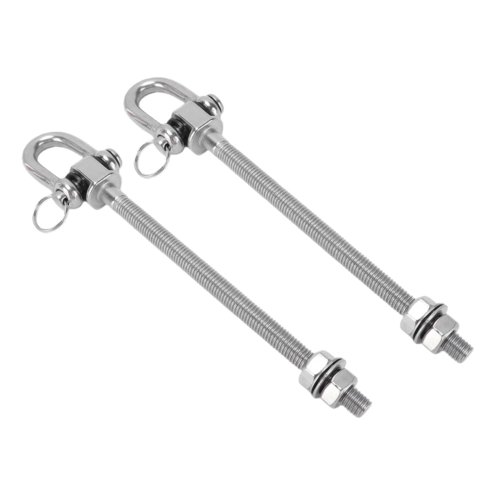 Ejoyous Perchas Oscilantes, Gancho Oscilante de Acero Inoxidable con Rodamientos, Carga de 1500 Libras para Hamacas y Columpios de Yoga