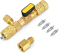 Vista 1 de Stanbroil Herramienta instaladora de núcleo de válvula con puerto de doble tamaño de 1/4 y 5/16 pulgadas, herramienta de válvula Schrader