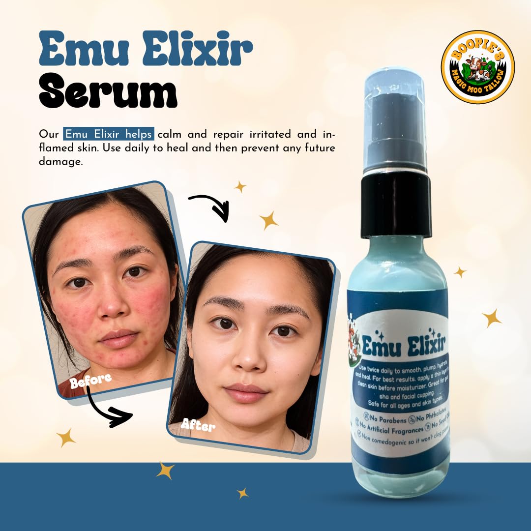 Amazon.com: Emu Elixir Serum for hydration, morning and evening