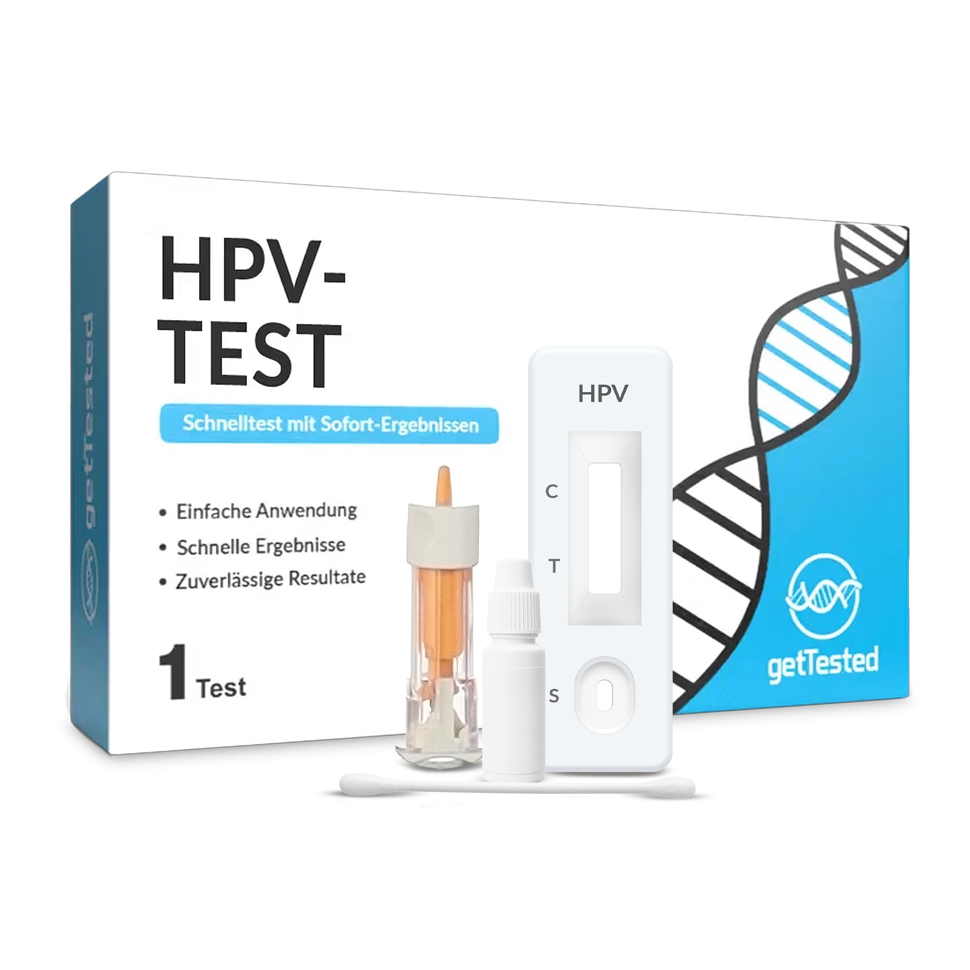 getTested HPV test Discover Human Papillomavirus (HPV) quickly and easily with GetTested’s HPV test. The test is designed for women.