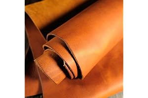 The Tannery Saddle Leather Hides for Crafts, Home Decor, Leather Crafts, Tooling,...
