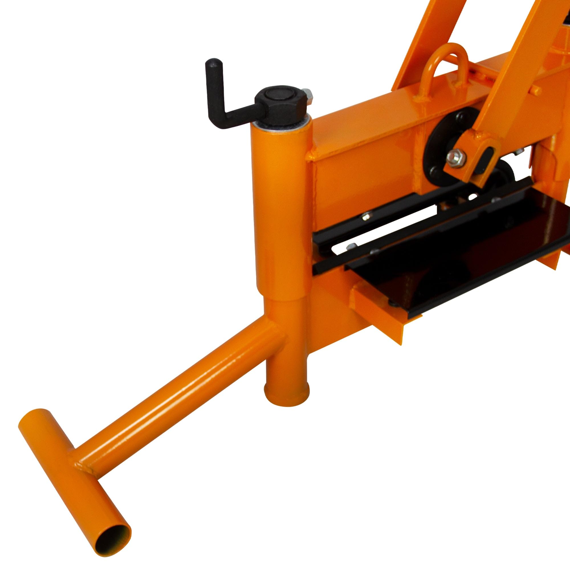 Steintrenner Steinknacker 330mm Schnittlänge Pflasterknacker Steinspalter Plattenschneider 2 x Rotierende Klingen mit 4 Schneidkanten Verstellbare Schnitthöhe 10mm bis 200mm 2 Räder und Griff