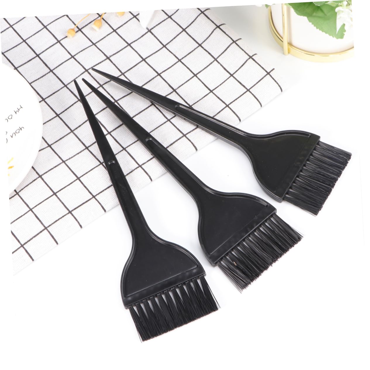 MUSISALY 12pcs Long Handle Hair Dye Applicator Brush Professional Tint Brush for Salon or Home Use