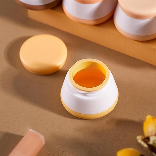 Miniatura 4 de INSFIT Contenedores de viaje para artículos de tocador, tarros de crema de silicona aprobados por la TSA, recipientes de tamaño de viaje con tapas,